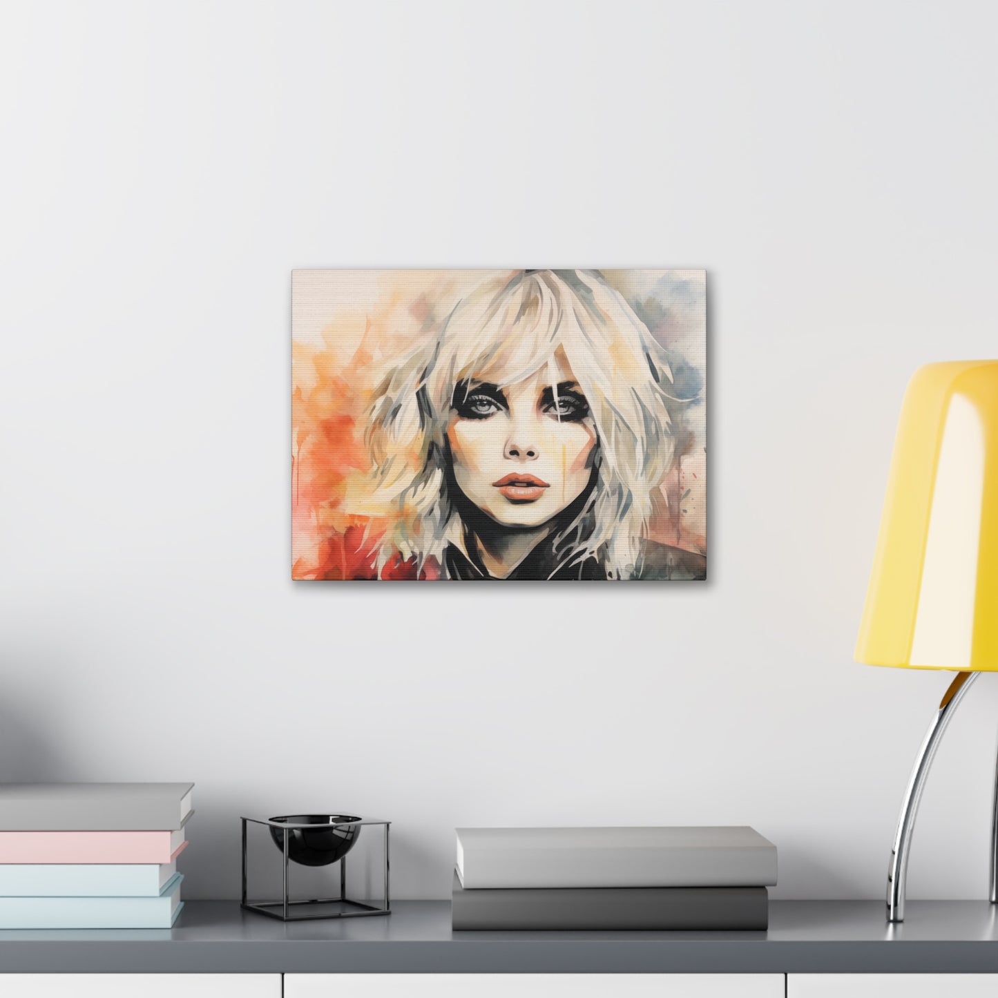 Gallery Wrapped Canvas, Celebrity Inspired, Pop Art Canvas – Debbie