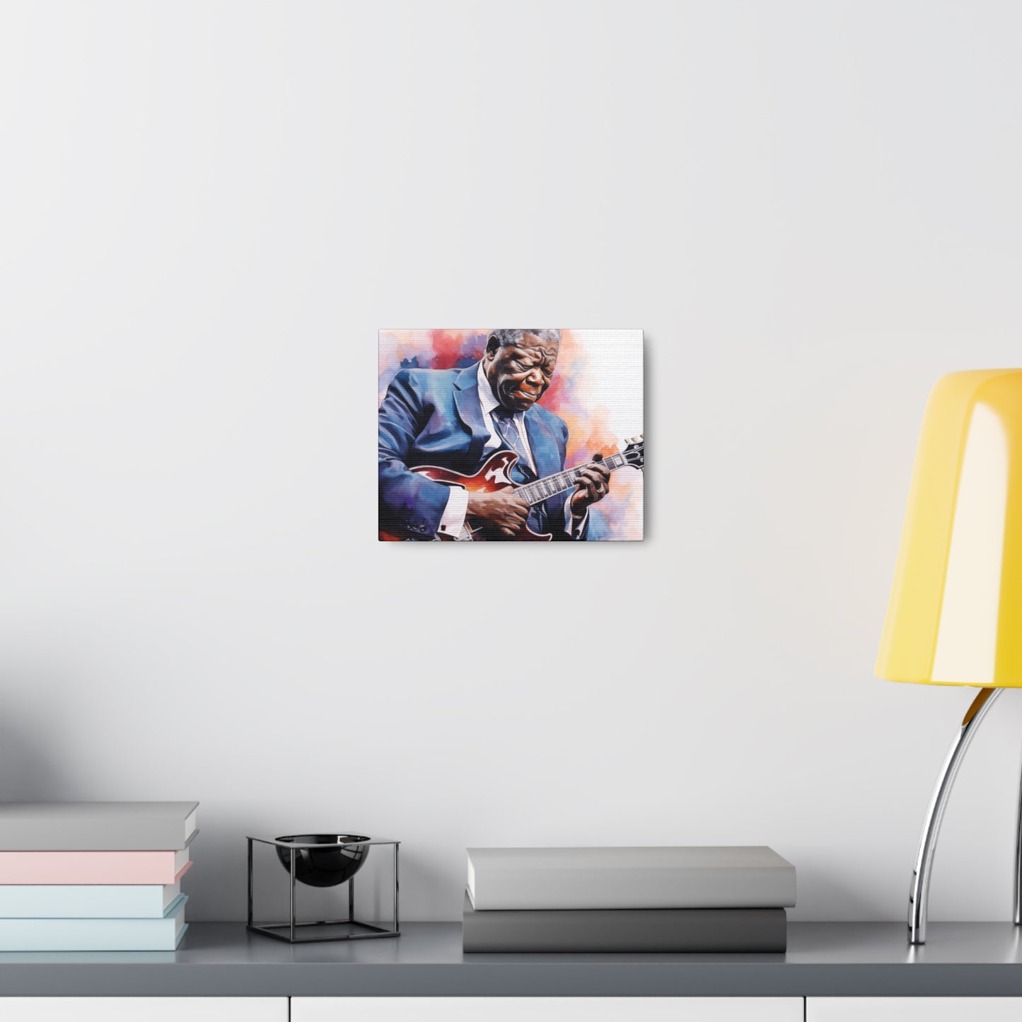 Gallery Wrapped Canvas, Celebrity Inspired, Pop Art Canvas – The King Also