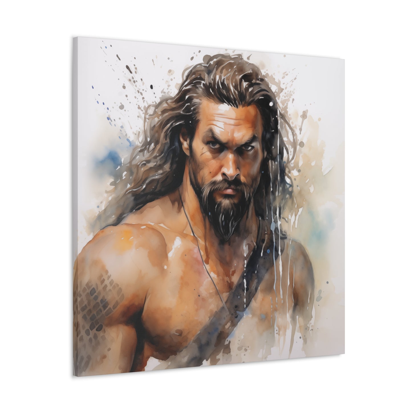 Gallery Wrapped Canvas, Celebrity Inspired, Pop Art Canvas – Jason