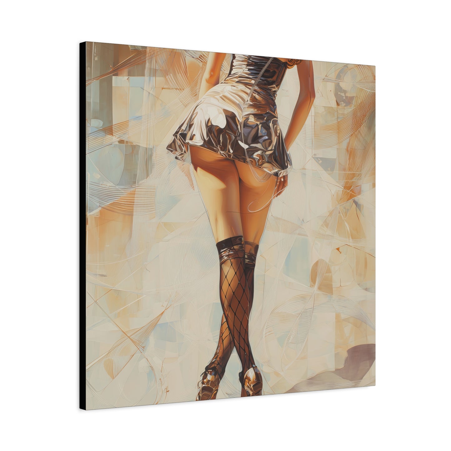 Gallery Wrapped Canvas, Tongue and Cheek Art Canvas, Naughty Girl Art Canvas –  Gilda