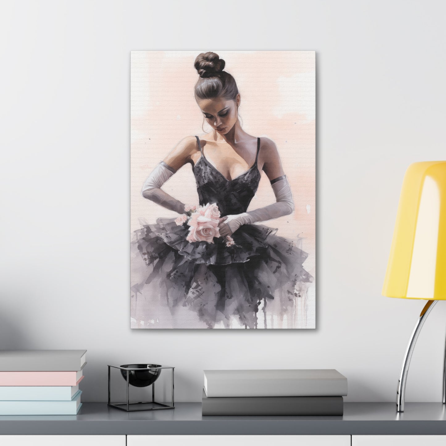 Gallery Wrapped Canvas, Ballerina Beauty, Ballet Art Canvas – Sonja