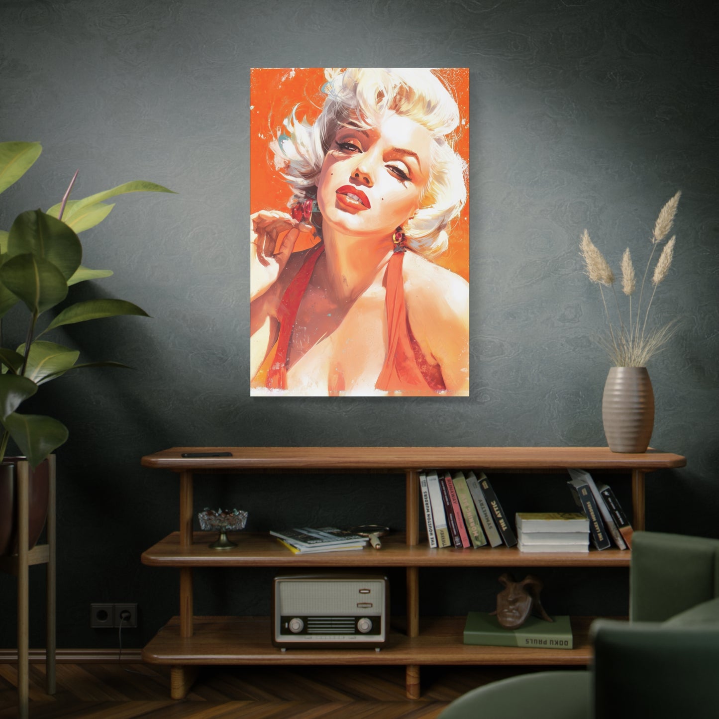 Gallery Wrapped Canvas, The Diva Project Art Canvas, Pinup Art Canvas – Marilyn Monroe - THREE