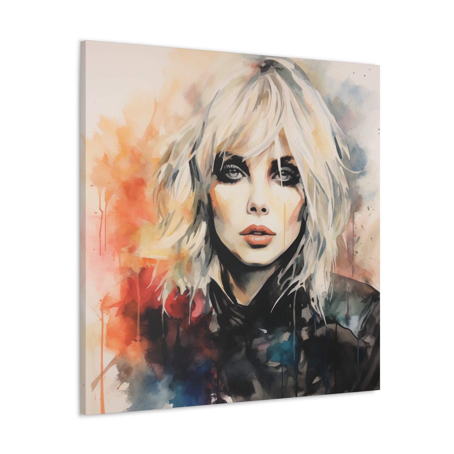 Gallery Wrapped Canvas, Celebrity Inspired, Pop Art Canvas – Debbie