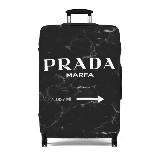Designer Inspired Luggage Cover - 1837 Miles to Marfa