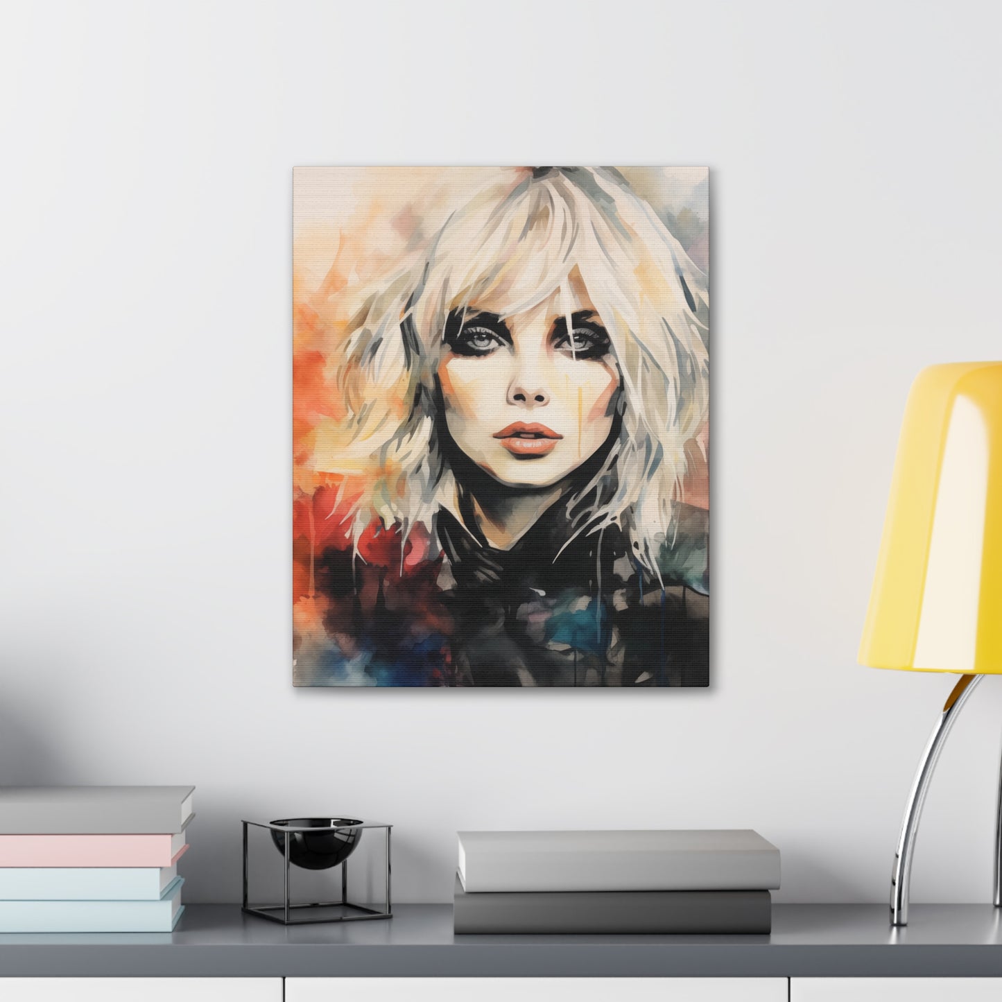 Gallery Wrapped Canvas, Celebrity Inspired, Pop Art Canvas – Debbie
