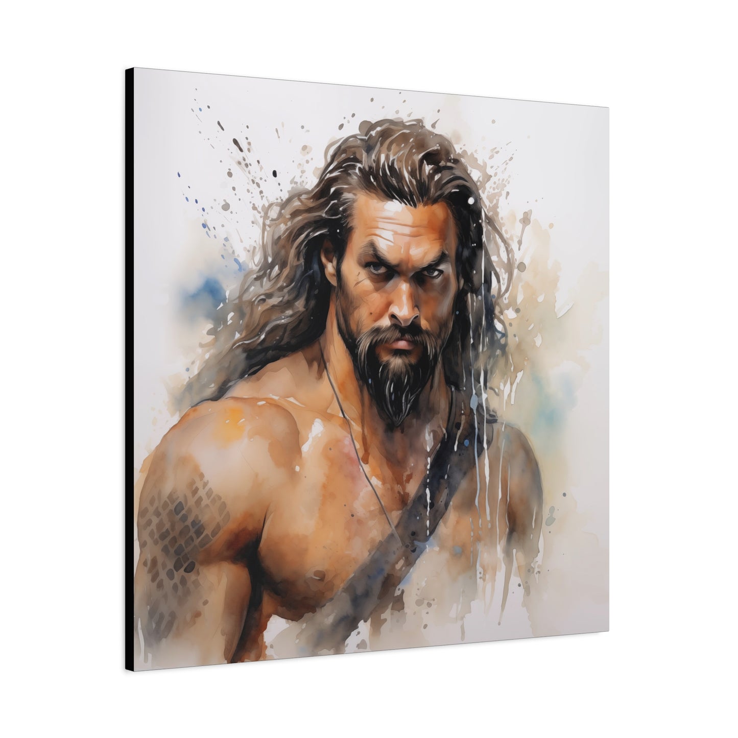 Gallery Wrapped Canvas, Celebrity Inspired, Pop Art Canvas – Jason