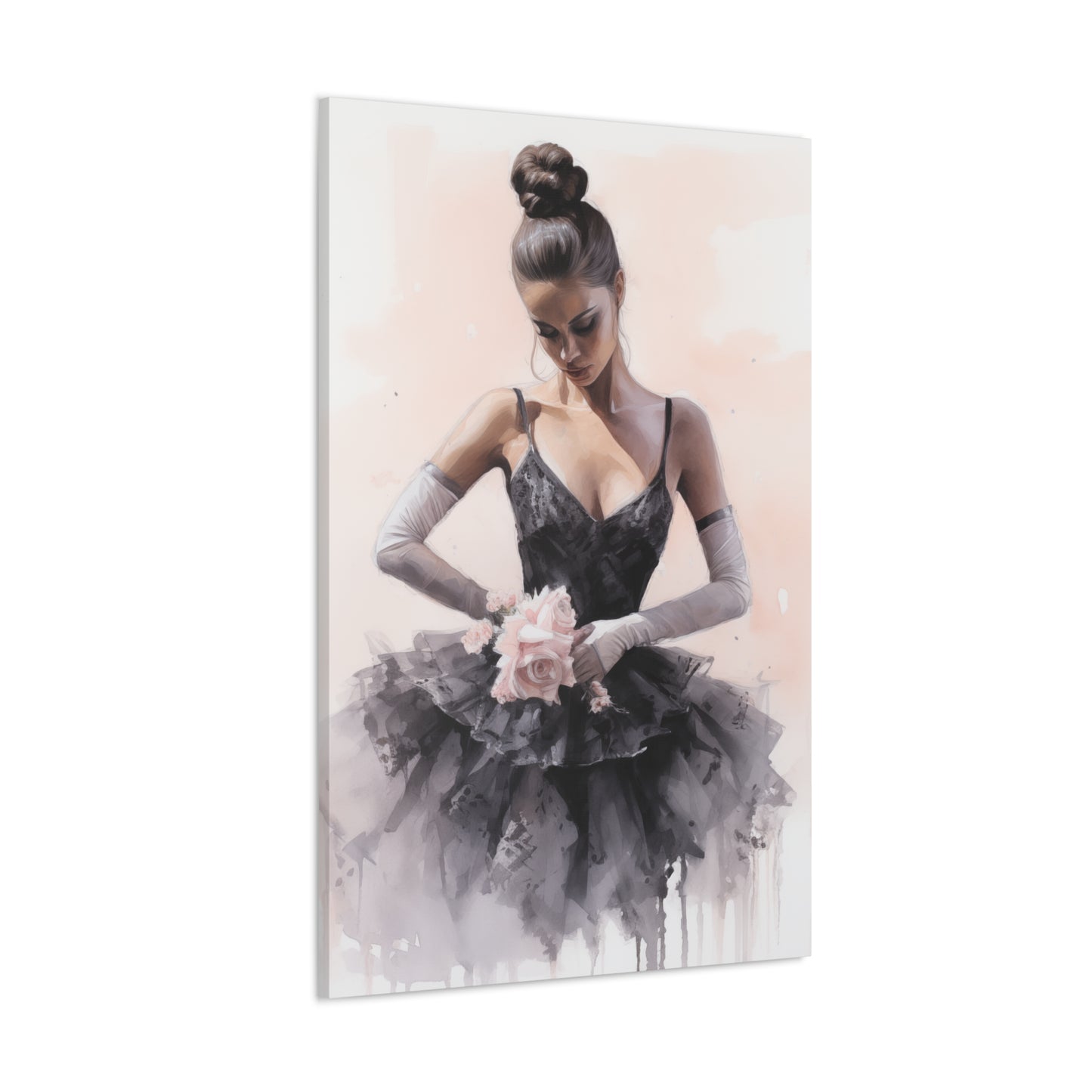 Gallery Wrapped Canvas, Ballerina Beauty, Ballet Art Canvas – Sonja