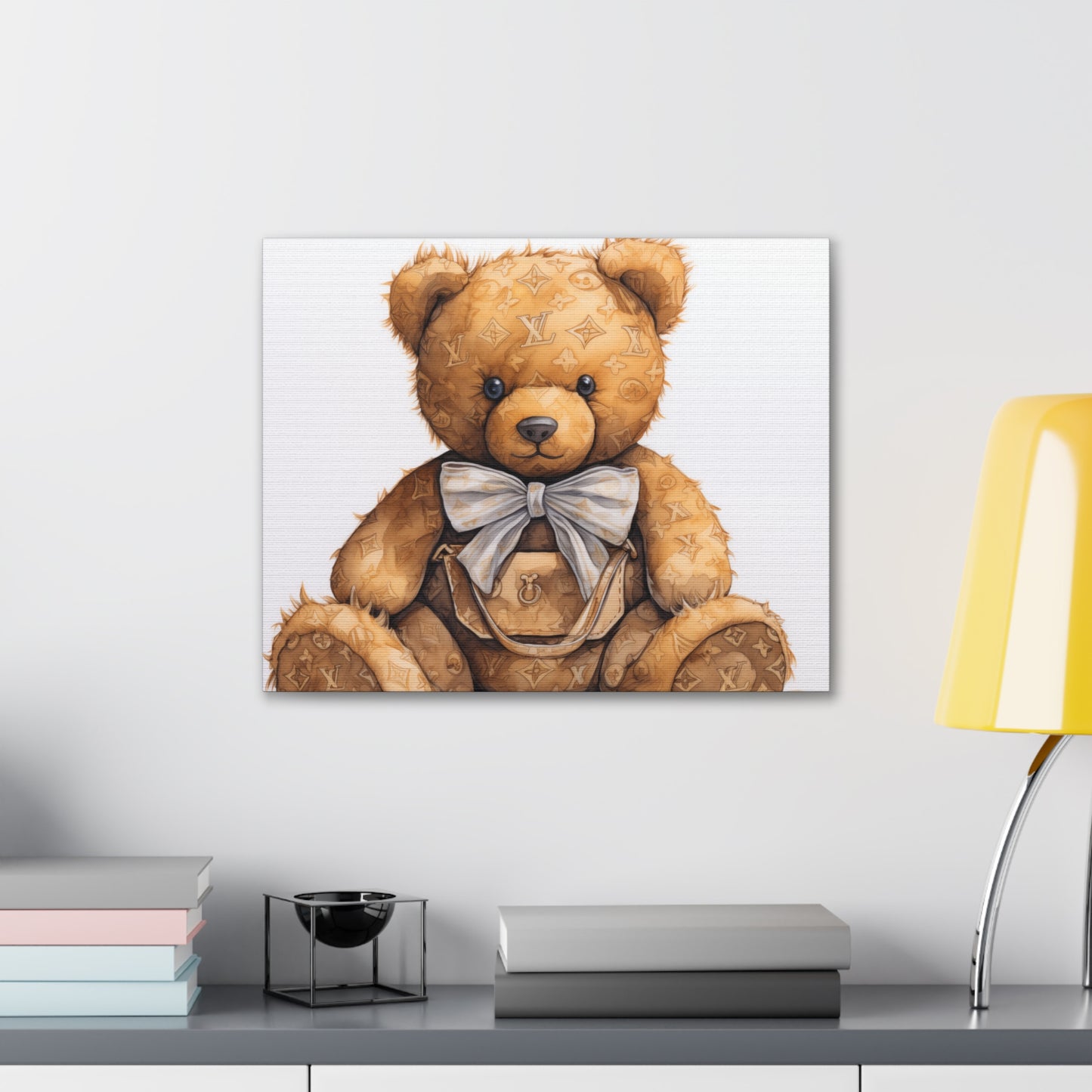Canvas Gallery Wrap - LV Bear Wall Art - Ring
