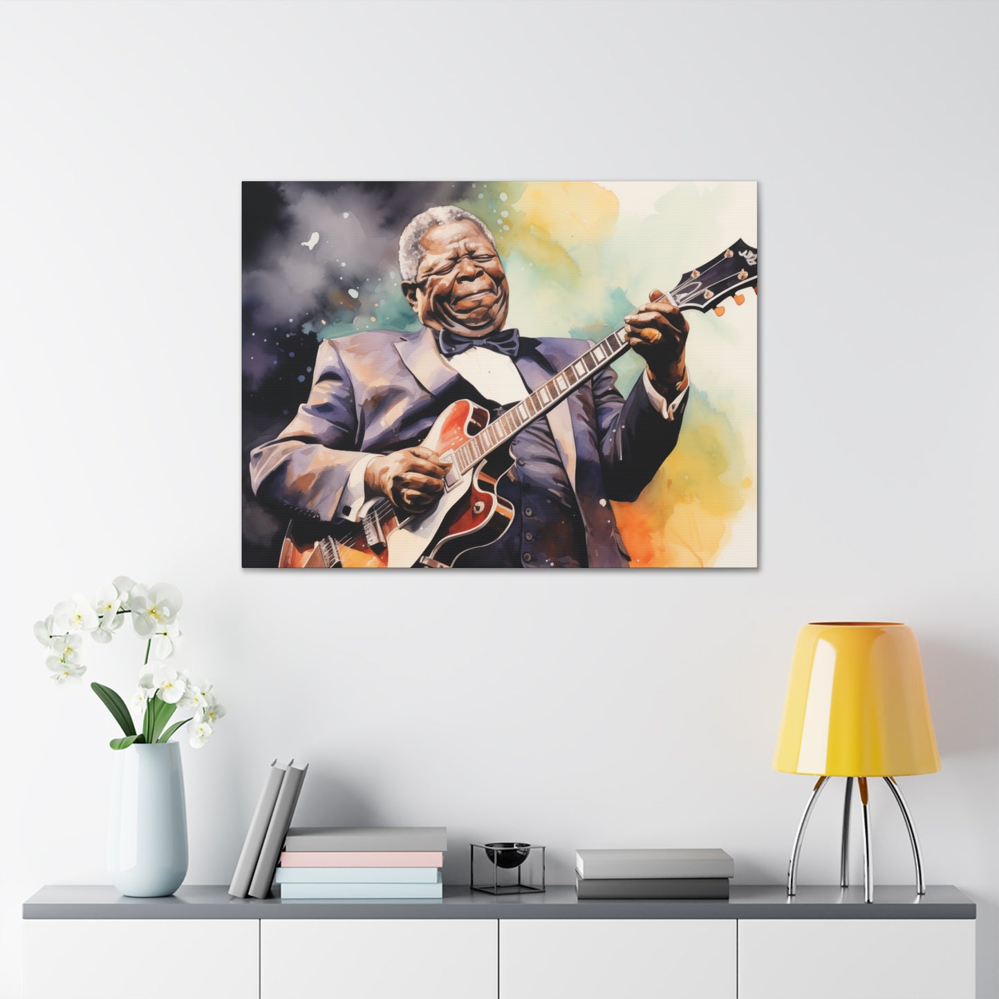 Gallery Wrapped Canvas, Celebrity Inspired, Pop Art Canvas – The King