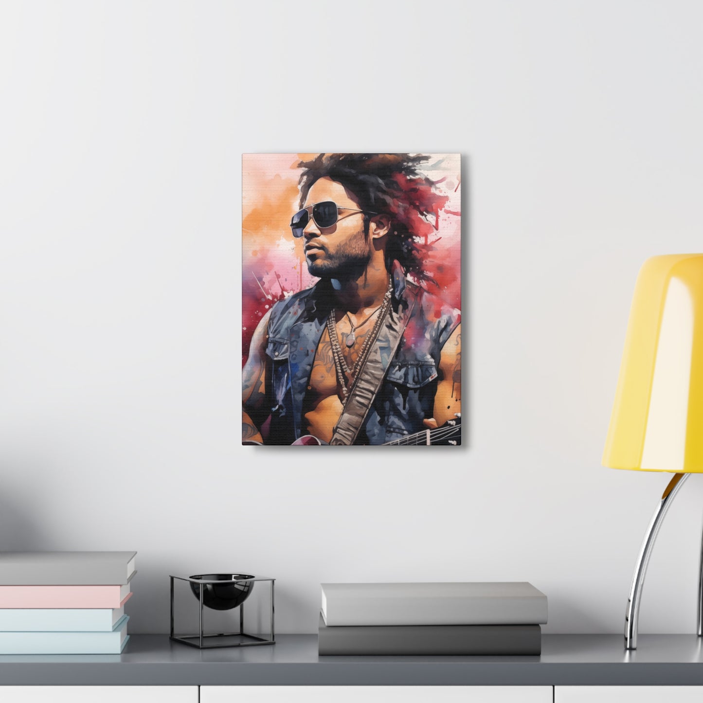 Gallery Wrapped Canvas, Celebrity Inspired, Pop Art Canvas – Lenny