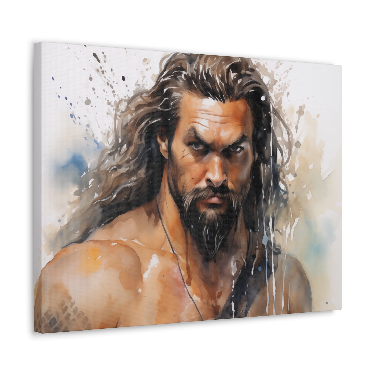 Gallery Wrapped Canvas, Celebrity Inspired, Pop Art Canvas – Jason