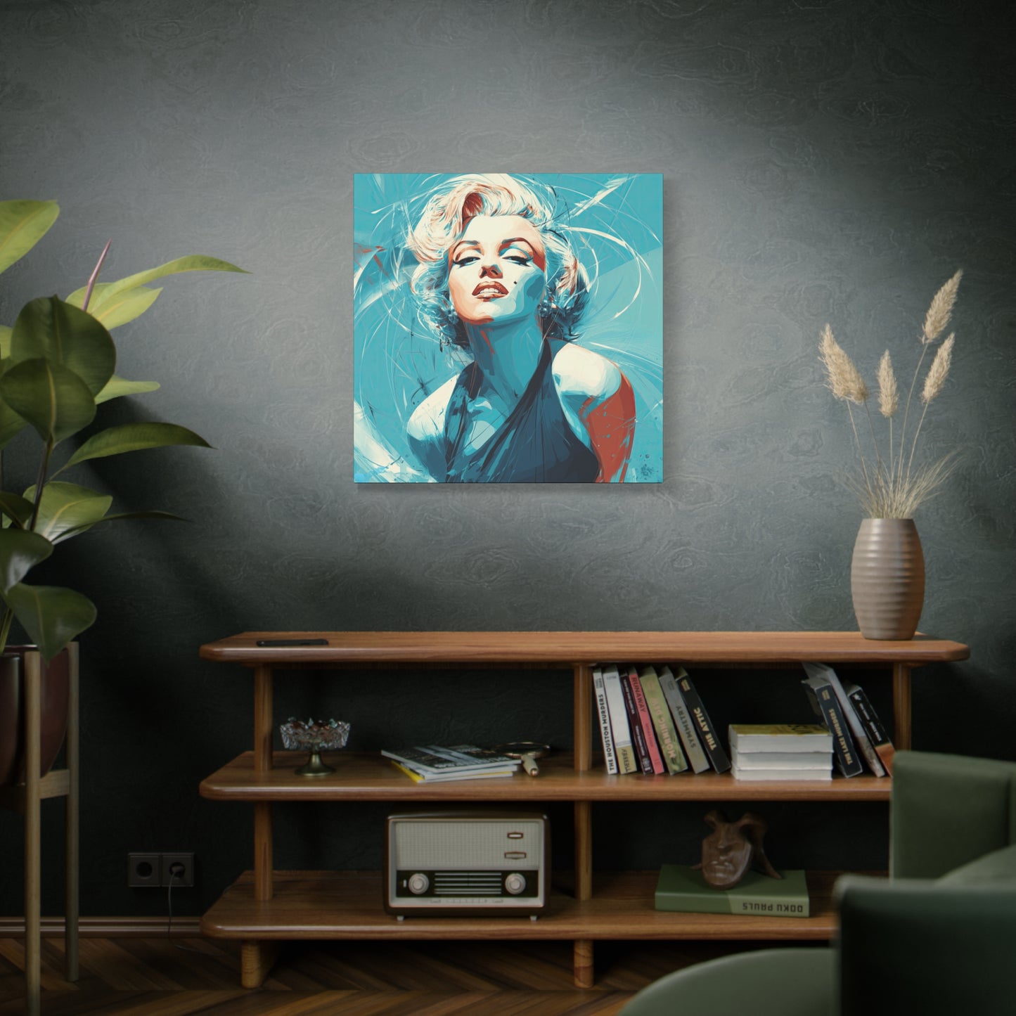 Gallery Wrapped Canvas, The Diva Project Art Canvas, Pinup Art Canvas – Marilyn Monroe - SEVEN