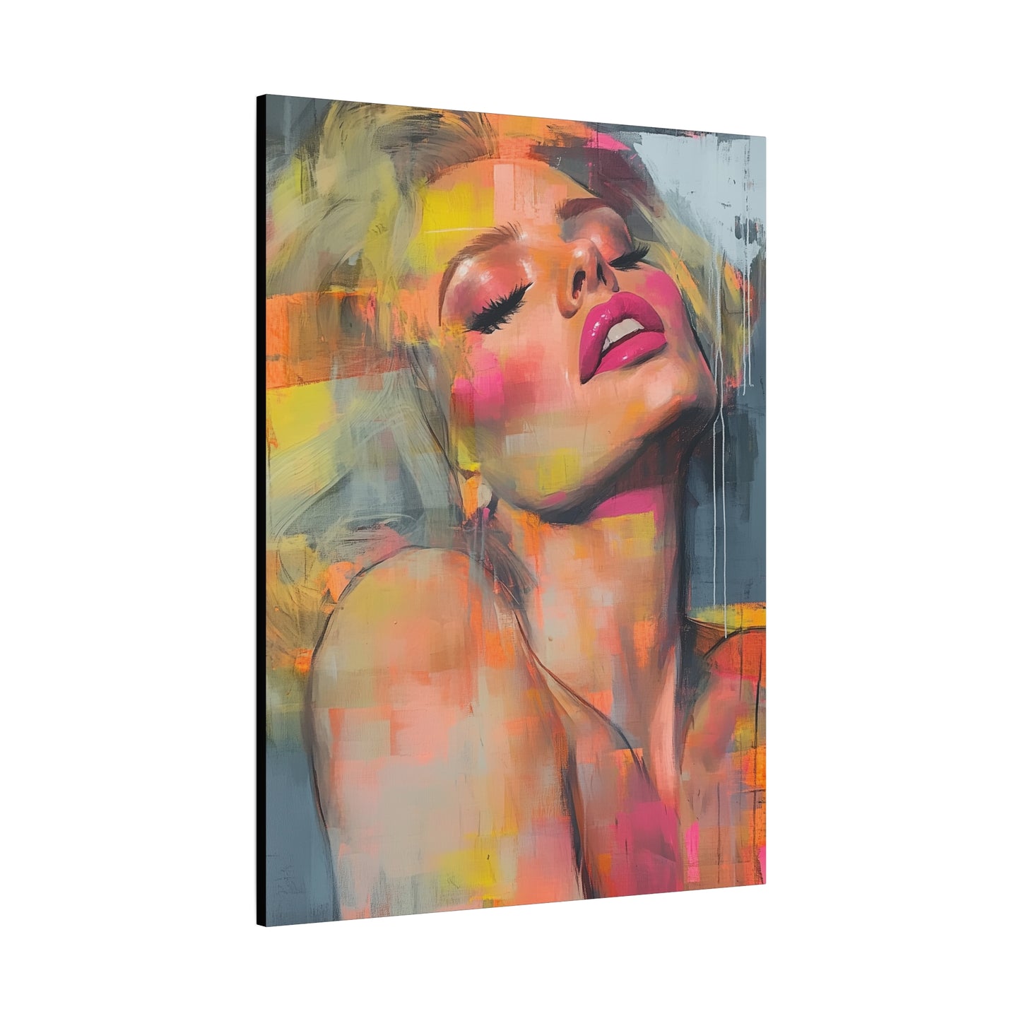 Gallery Wrapped Canvas, Guilt and Grit Adult Art Canvas, Erotic Pinup Art Canvas – Veda