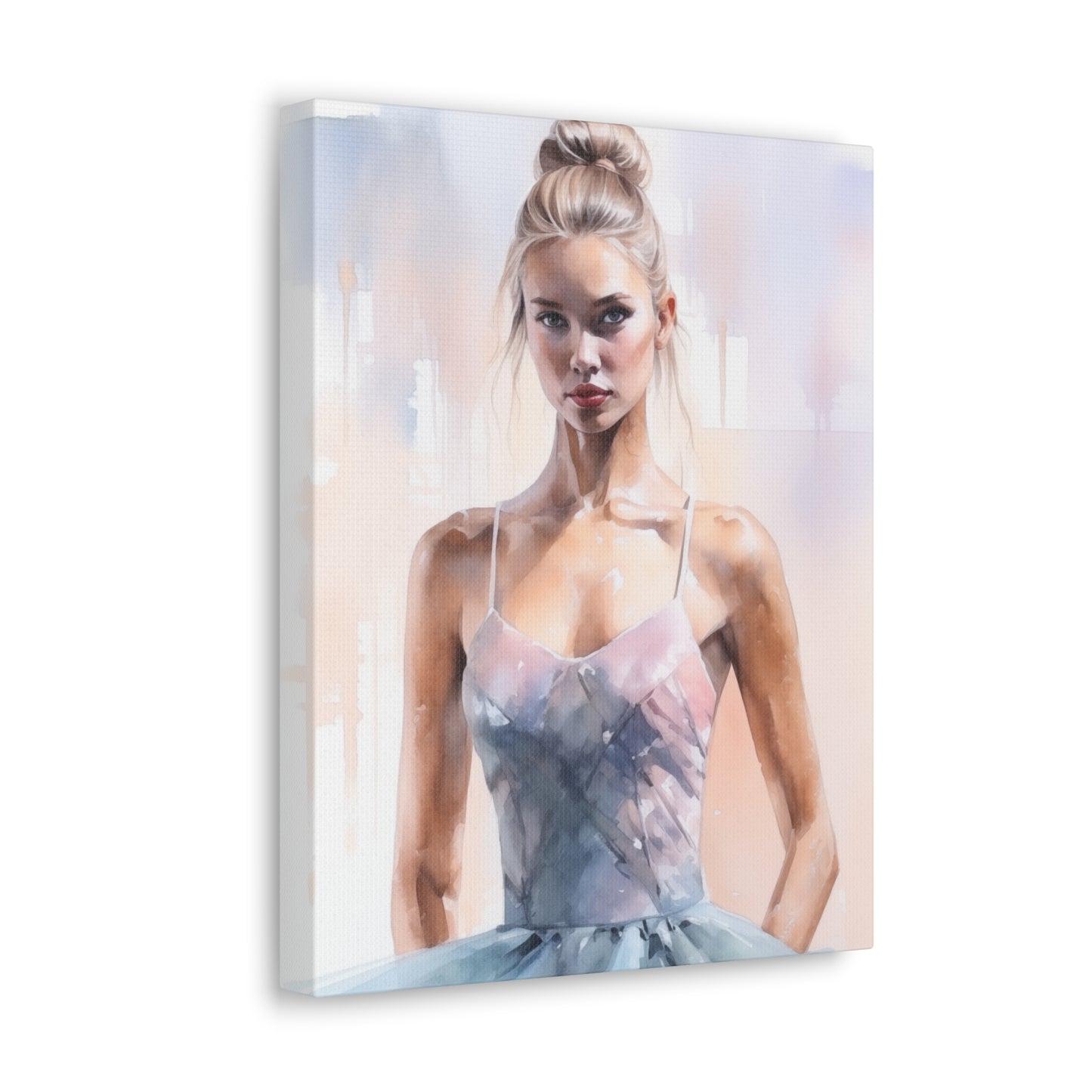 Gallery Wrapped Canvas, Ballerina Beauty, Ballet Art Canvas – Samantha
