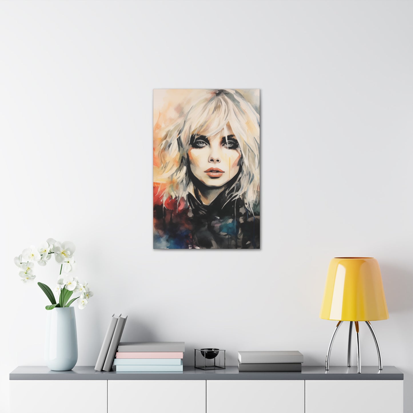 Gallery Wrapped Canvas, Celebrity Inspired, Pop Art Canvas – Debbie