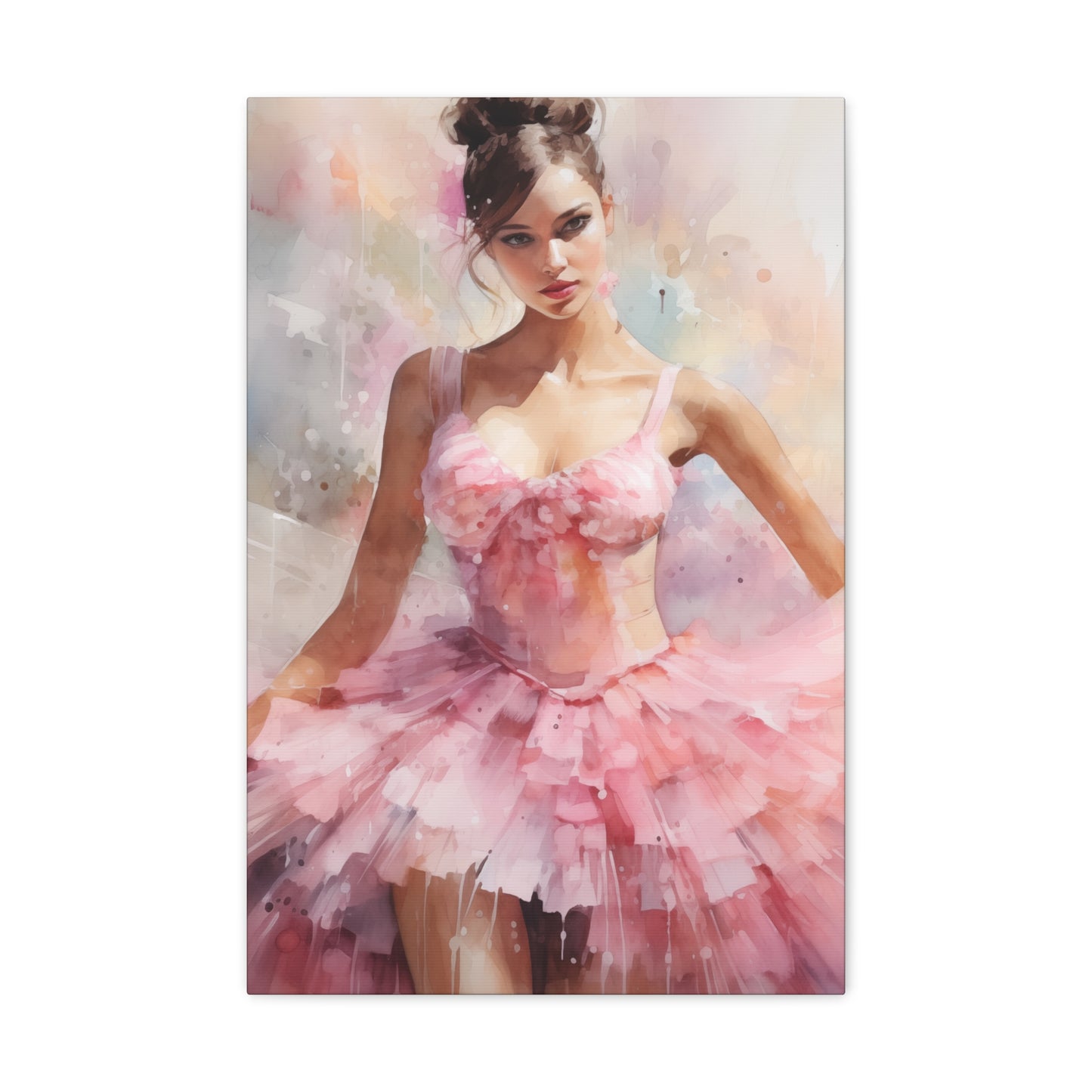 Gallery Wrapped Canvas, Ballerina Beauty, Ballet Art Canvas – Lily