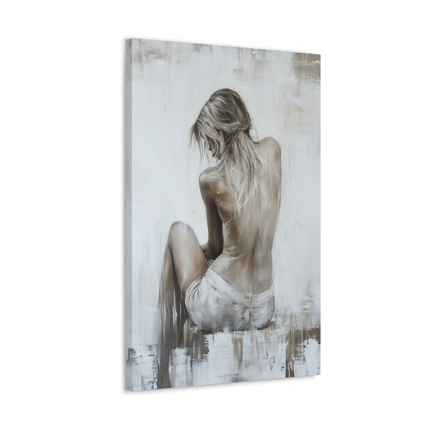 Gallery Wrapped Canvas, Sinners and Saints Art Canvas, Erotic Pinup Art Canvas – Katherine