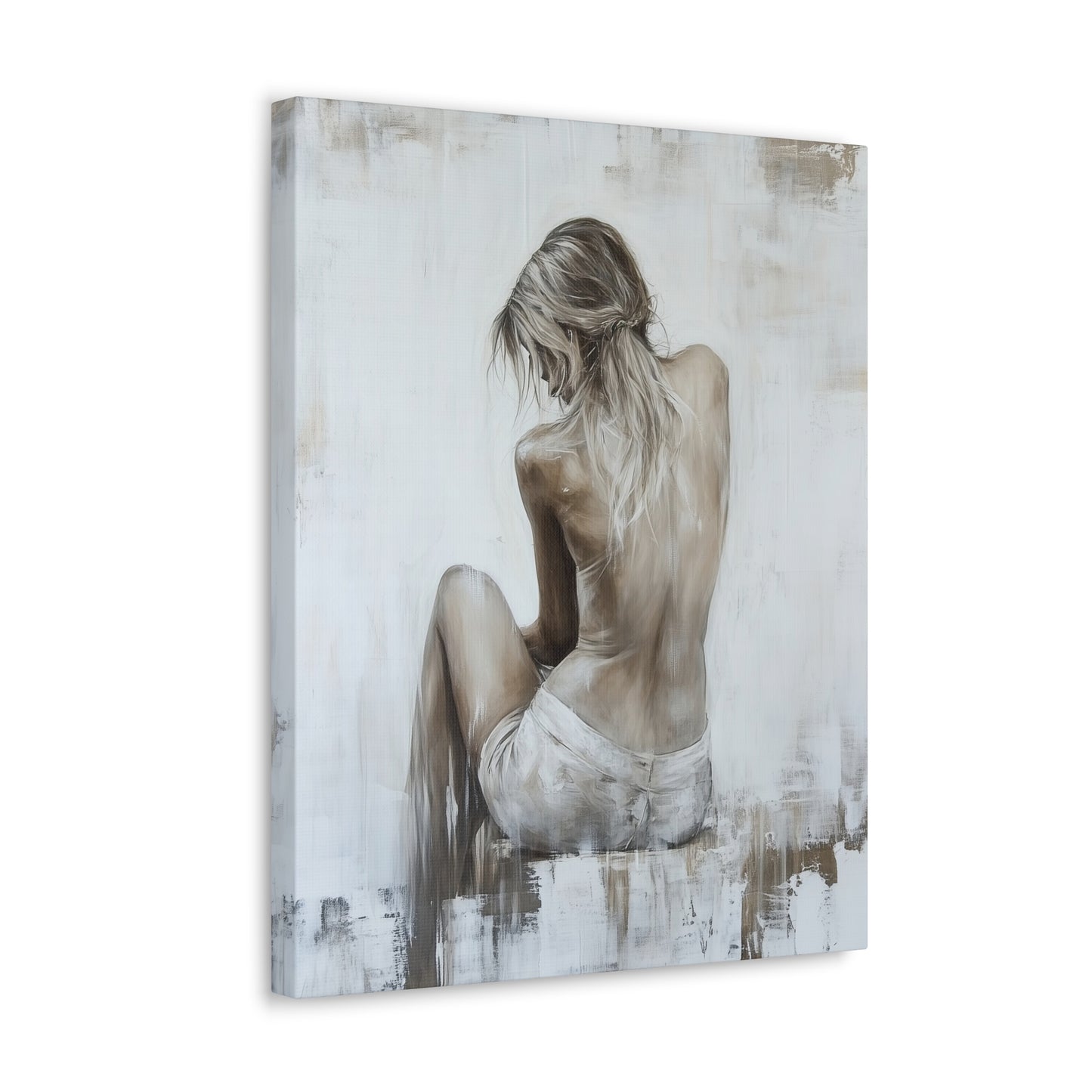 Gallery Wrapped Canvas, Sinners and Saints Art Canvas, Erotic Pinup Art Canvas – Katherine