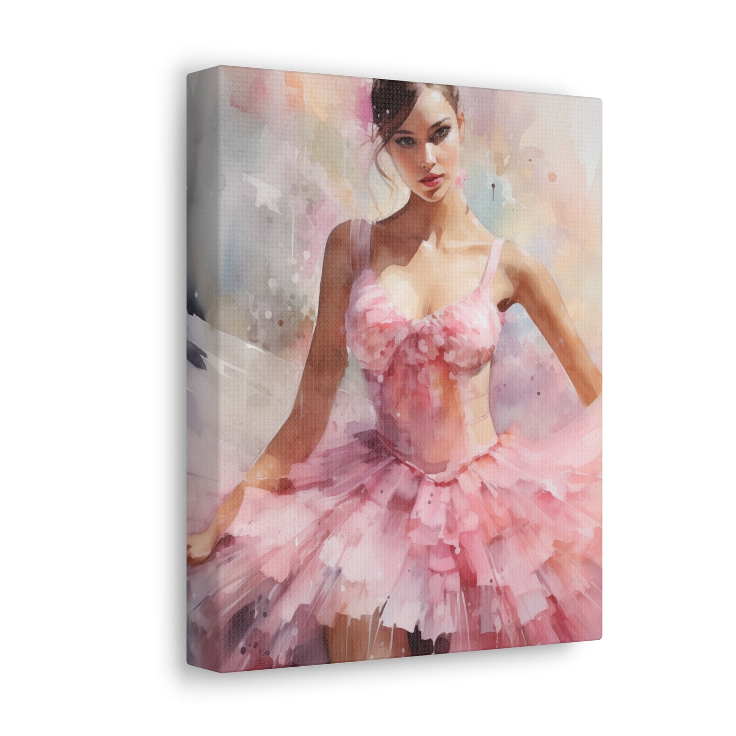 Gallery Wrapped Canvas, Ballerina Beauty, Ballet Art Canvas – Lily
