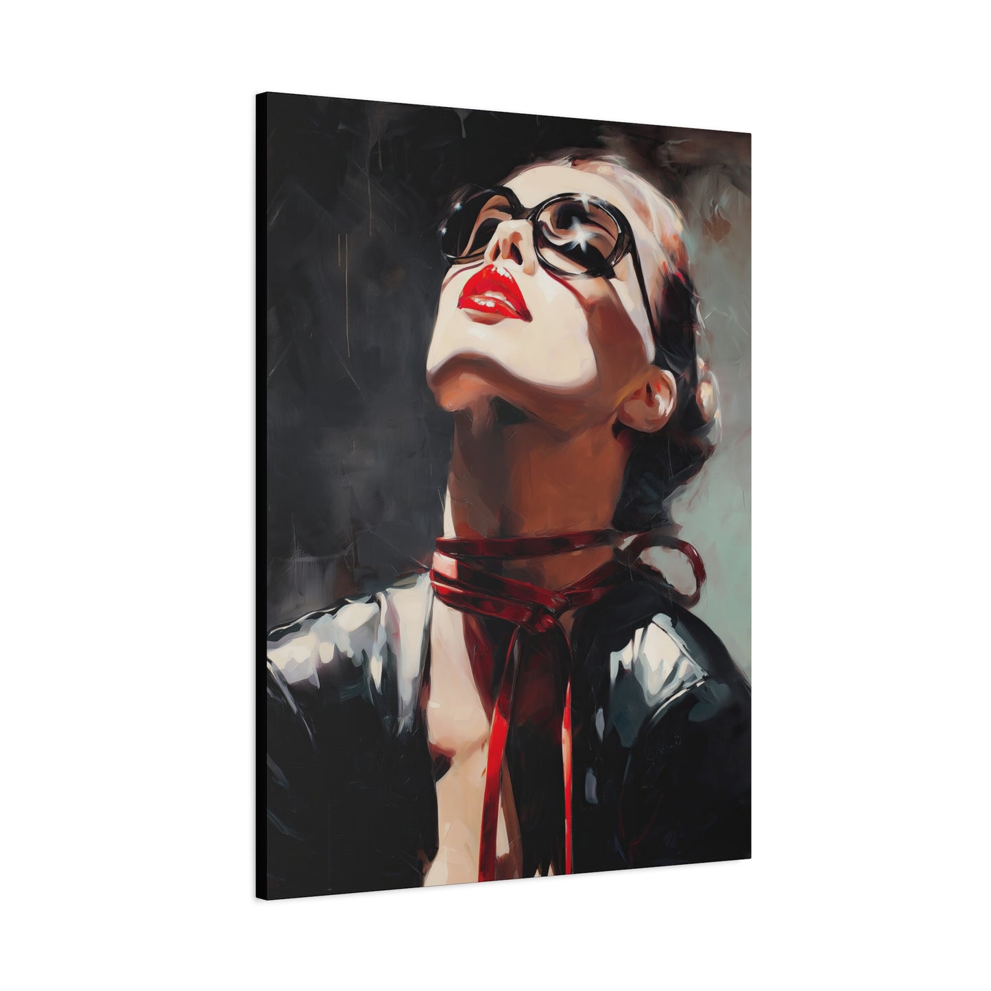 Gallery Wrapped Canvas, Ropes and Reverence Art Canvas, Erotic Shibari Art Canvas – Scarlett