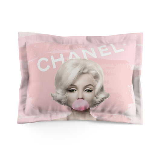 Marilyn Monroe Bubble Gum Microfiber Pillow Sham - SOLD EACH - Pink