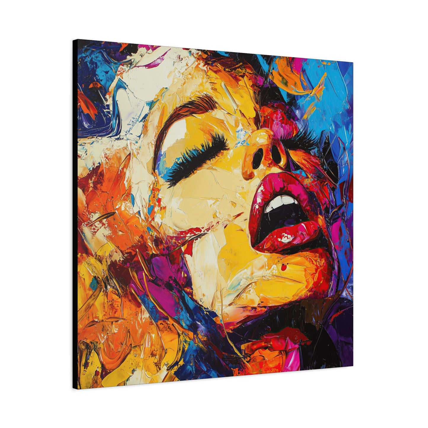 Gallery Wrapped Canvas, Guilt and Grit Adult Art Canvas, Erotic Pinup Art Canvas – Ivy
