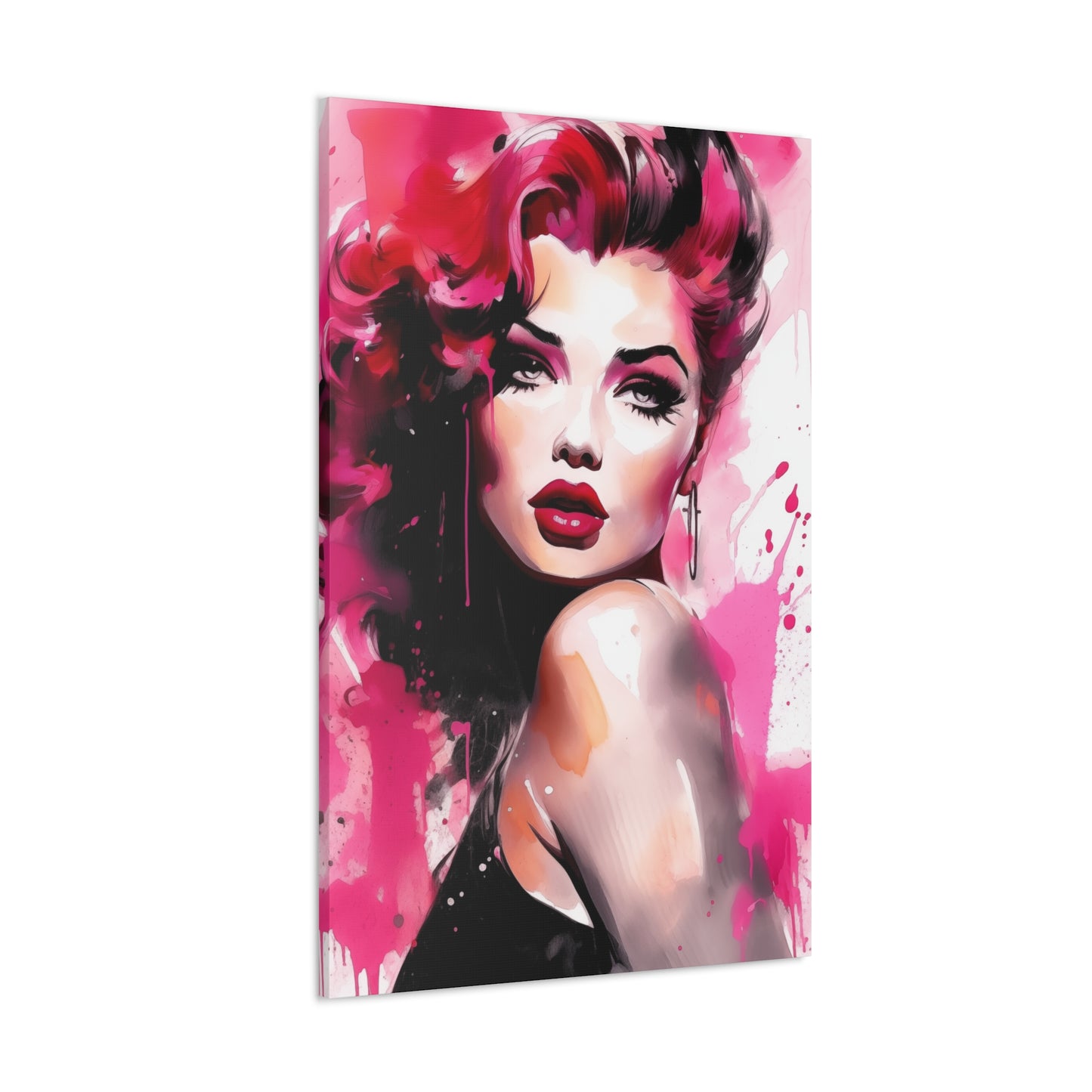 Canvas Wall Art, Gallery Wrapped Pop Art, Diva Wall Art – Thalia