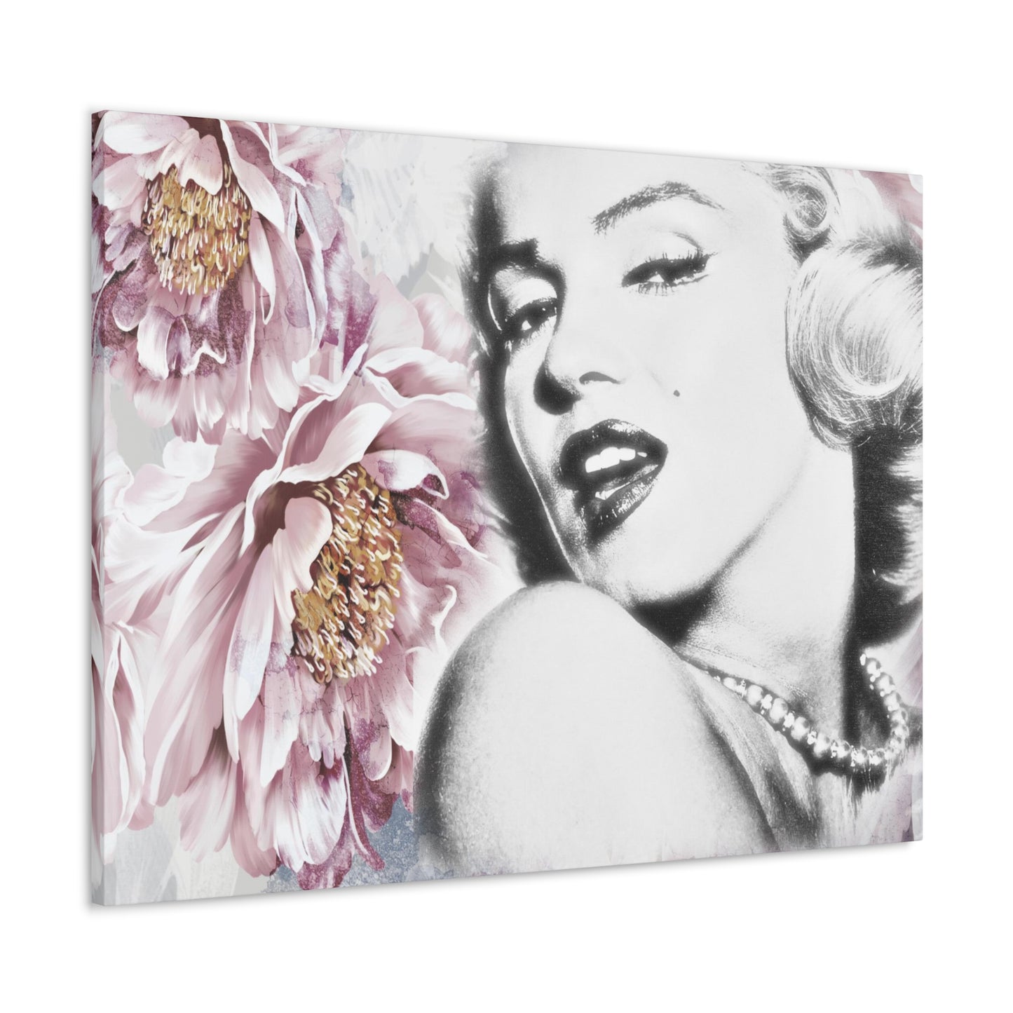 Canvas Wall Art, Gallery Wrapped Pop Art, Celebrity Wall Art – Marilyn Monroe - Bloom