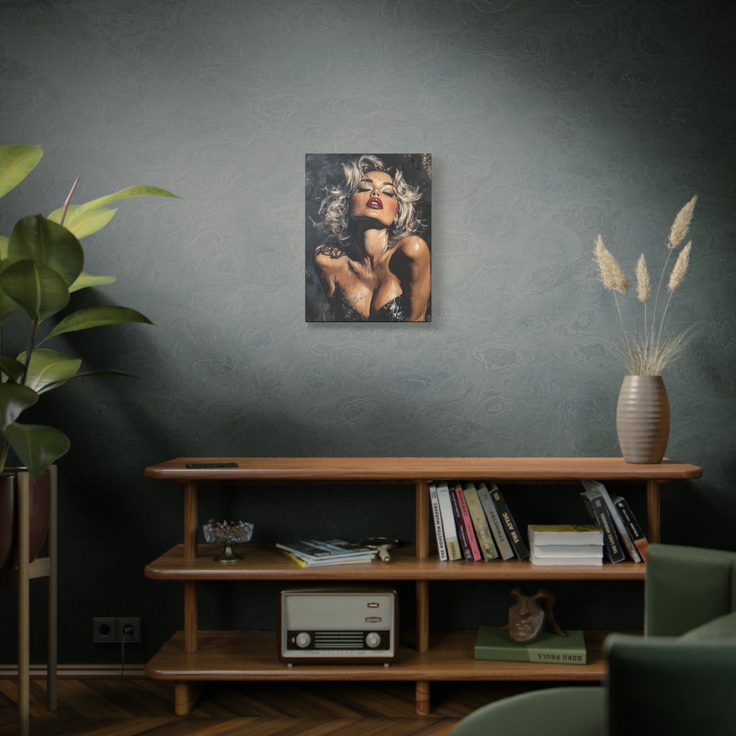 Gallery Wrapped Canvas, Guilt and Grit Adult Art Canvas, Erotic Pinup Art Canvas – Eloise