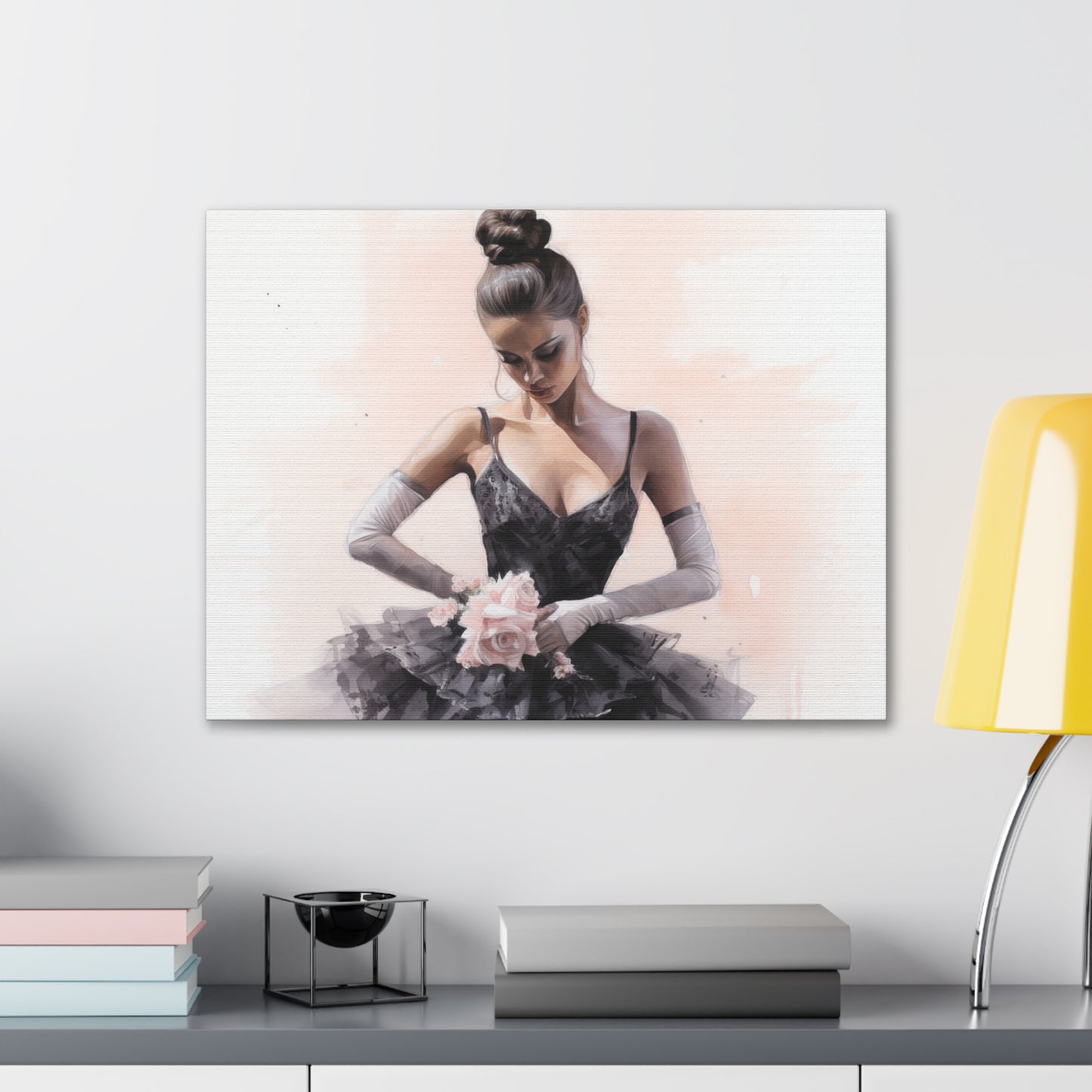 Gallery Wrapped Canvas, Ballerina Beauty, Ballet Art Canvas – Sonja