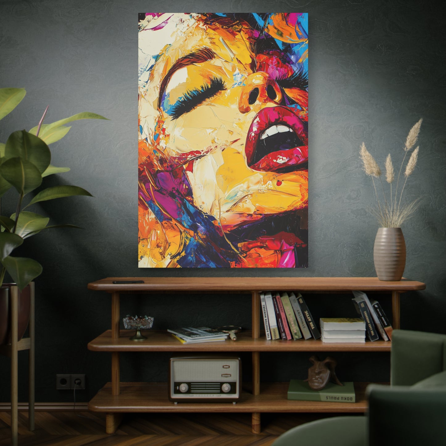 Gallery Wrapped Canvas, Guilt and Grit Adult Art Canvas, Erotic Pinup Art Canvas – Ivy