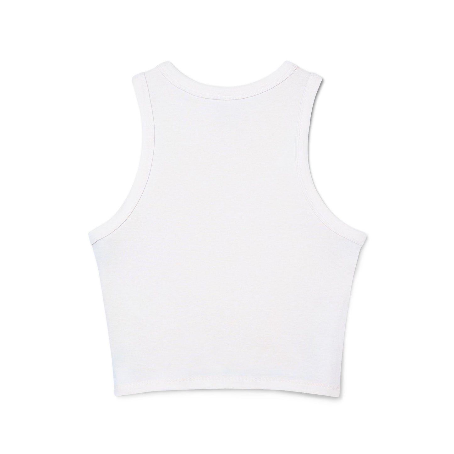 Who Hurt You? Marilyn Monroe Crop Top - Ribbed Racer Back Tank Top - Lollipop