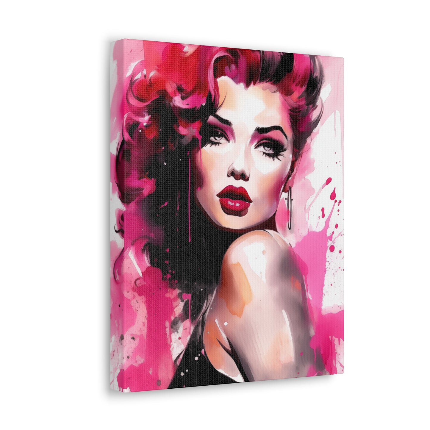 Canvas Wall Art, Gallery Wrapped Pop Art, Diva Wall Art – Thalia