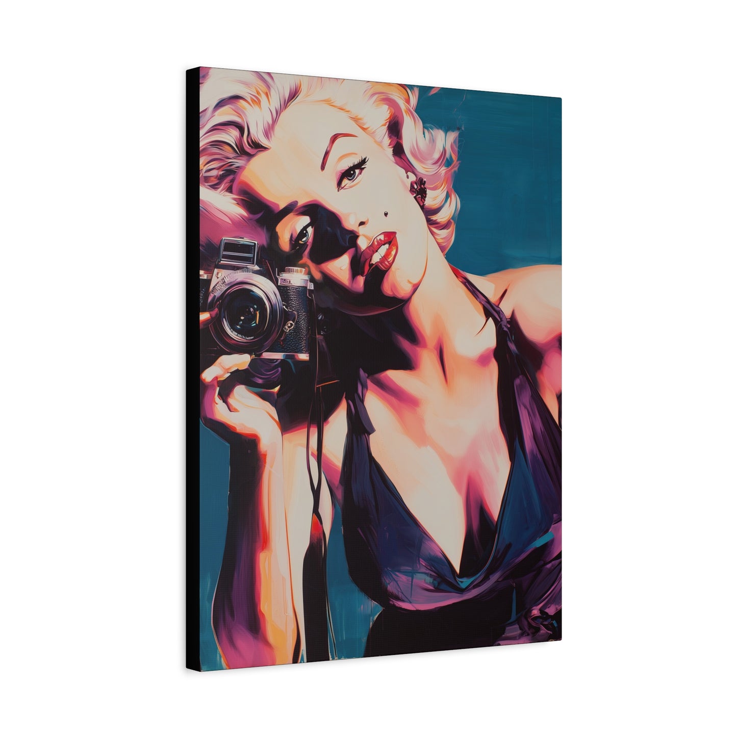 Gallery Wrapped Canvas, The Diva Project Art Canvas, Pinup Art Canvas – Marilyn Monroe - TEN