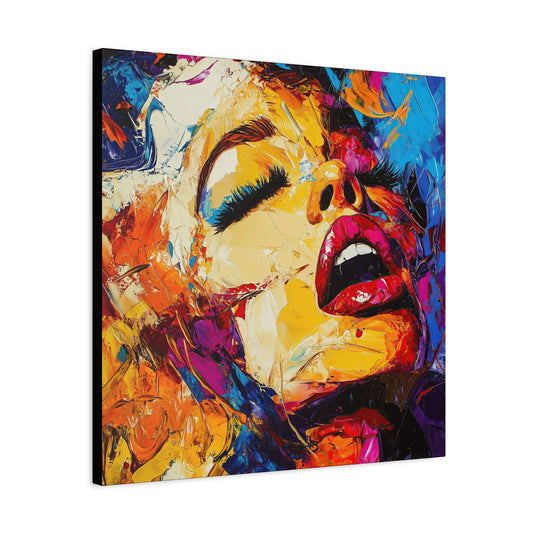 Gallery Wrapped Canvas, Guilt and Grit Adult Art Canvas, Erotic Pinup Art Canvas – Ivy