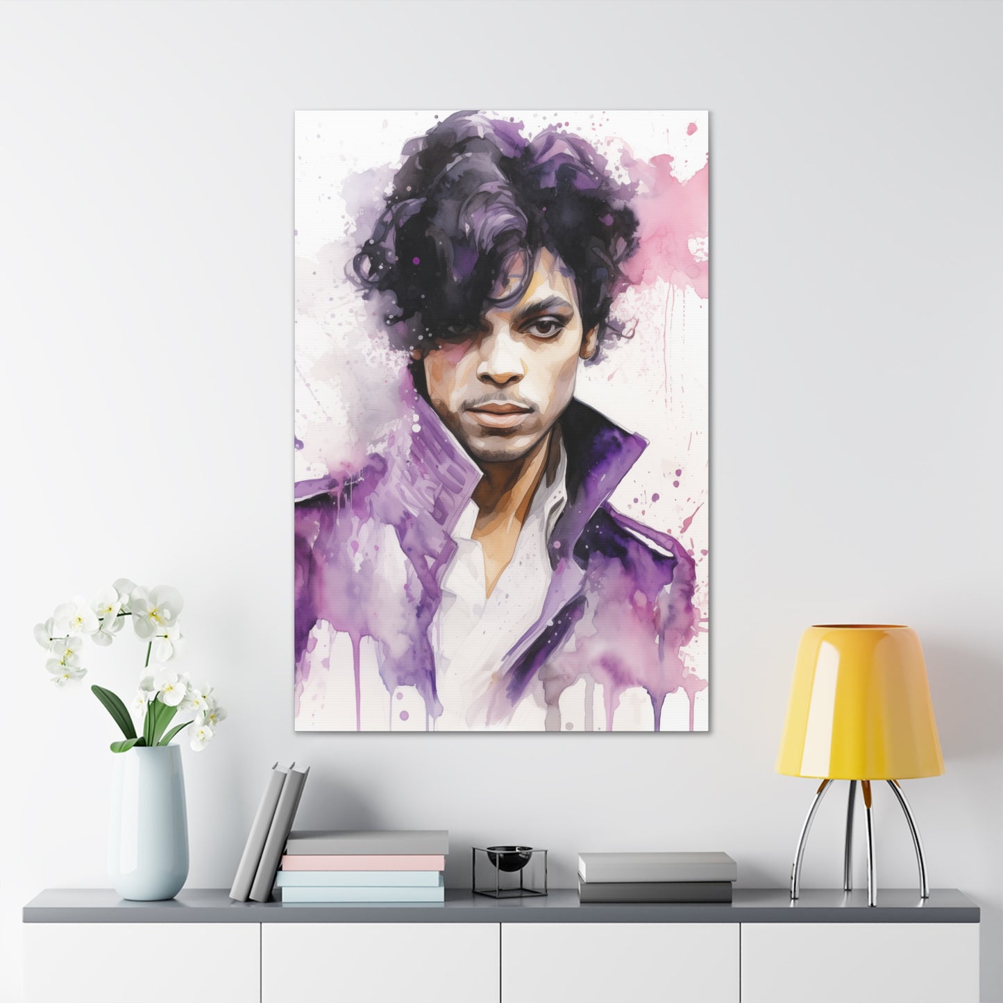 Gallery Wrapped Canvas, Celebrity Inspired, Pop Art Canvas – Prince Rogers