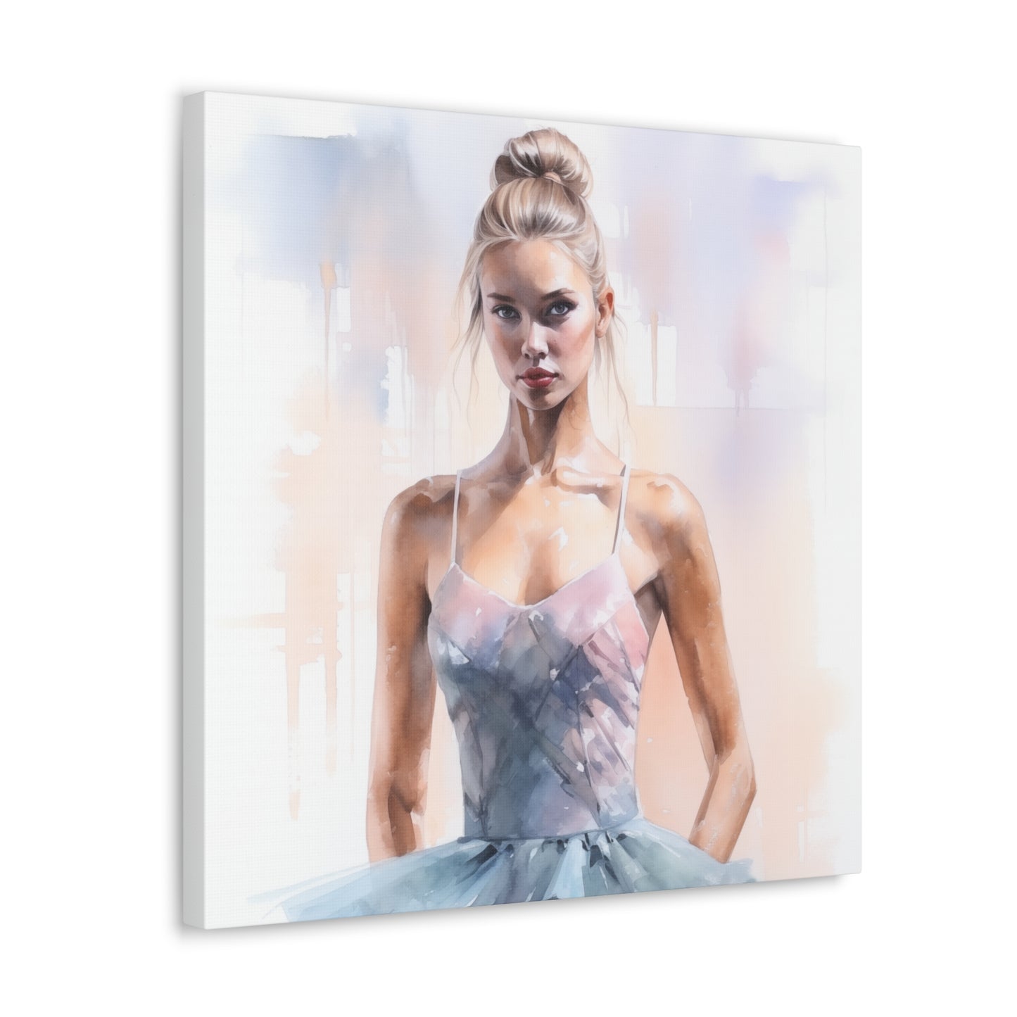 Gallery Wrapped Canvas, Ballerina Beauty, Ballet Art Canvas – Samantha
