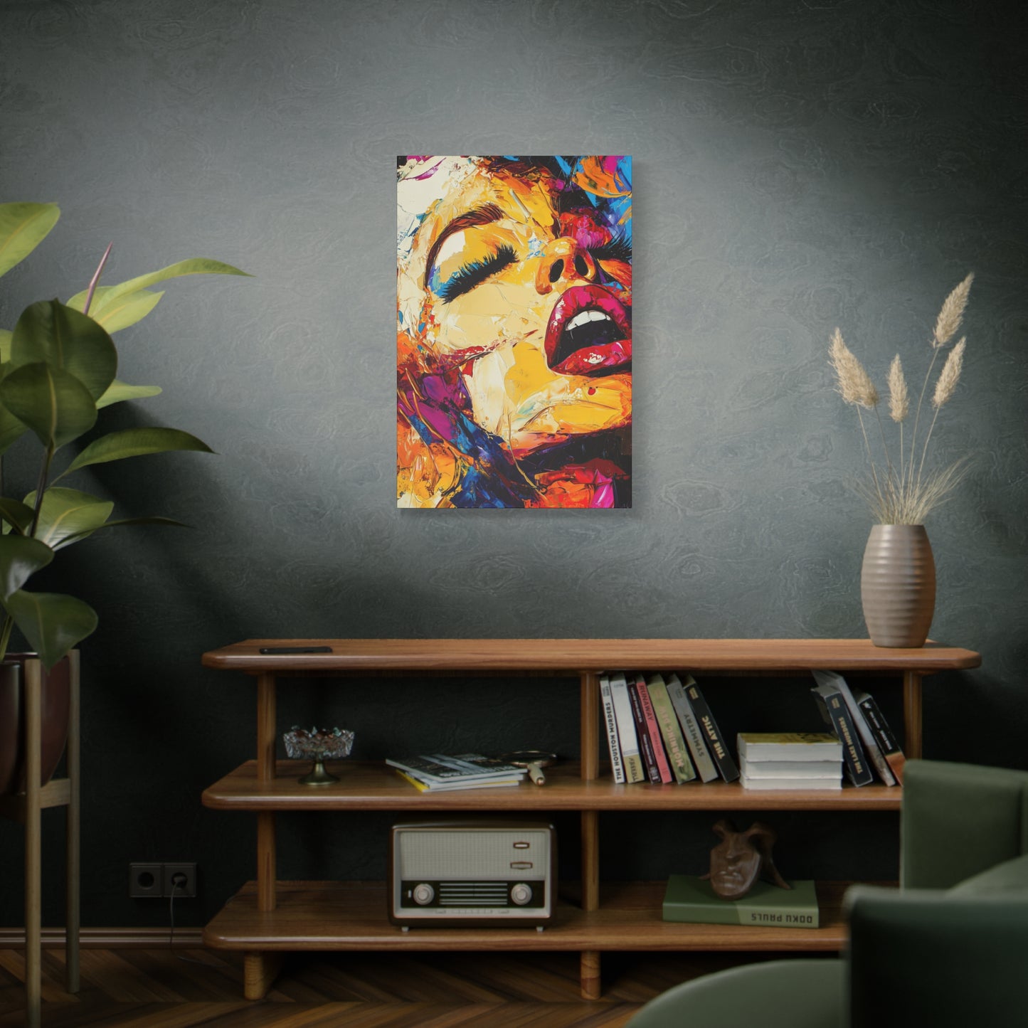 Gallery Wrapped Canvas, Guilt and Grit Adult Art Canvas, Erotic Pinup Art Canvas – Ivy