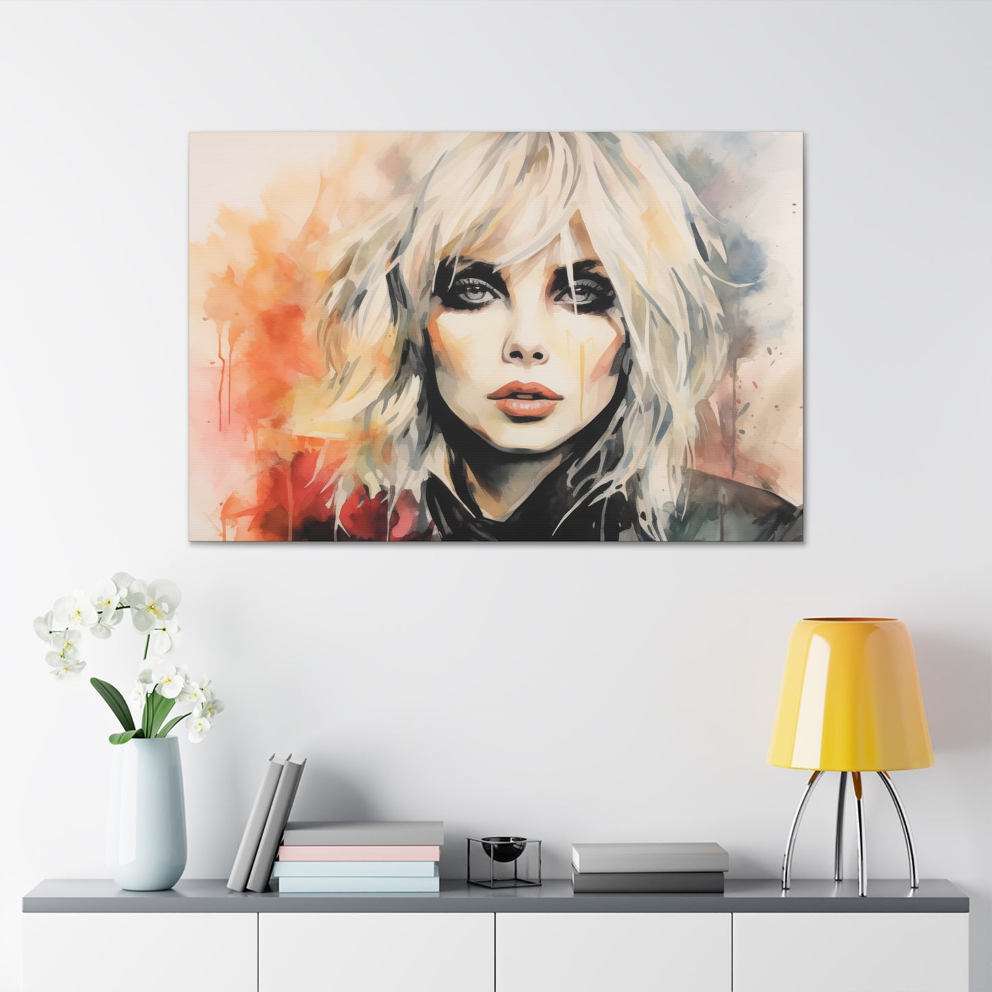 Gallery Wrapped Canvas, Celebrity Inspired, Pop Art Canvas – Debbie