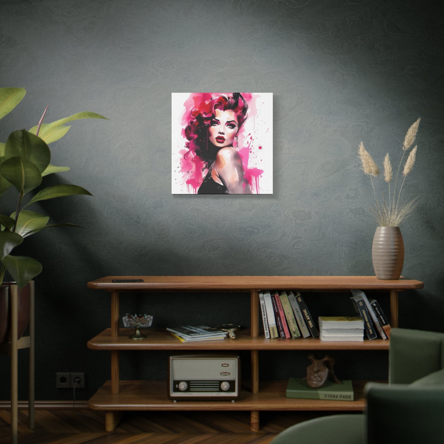 Gallery Wrapped Canvas, Tattooed Beauty, Femme Doll Pop Art Canvas – Thalia