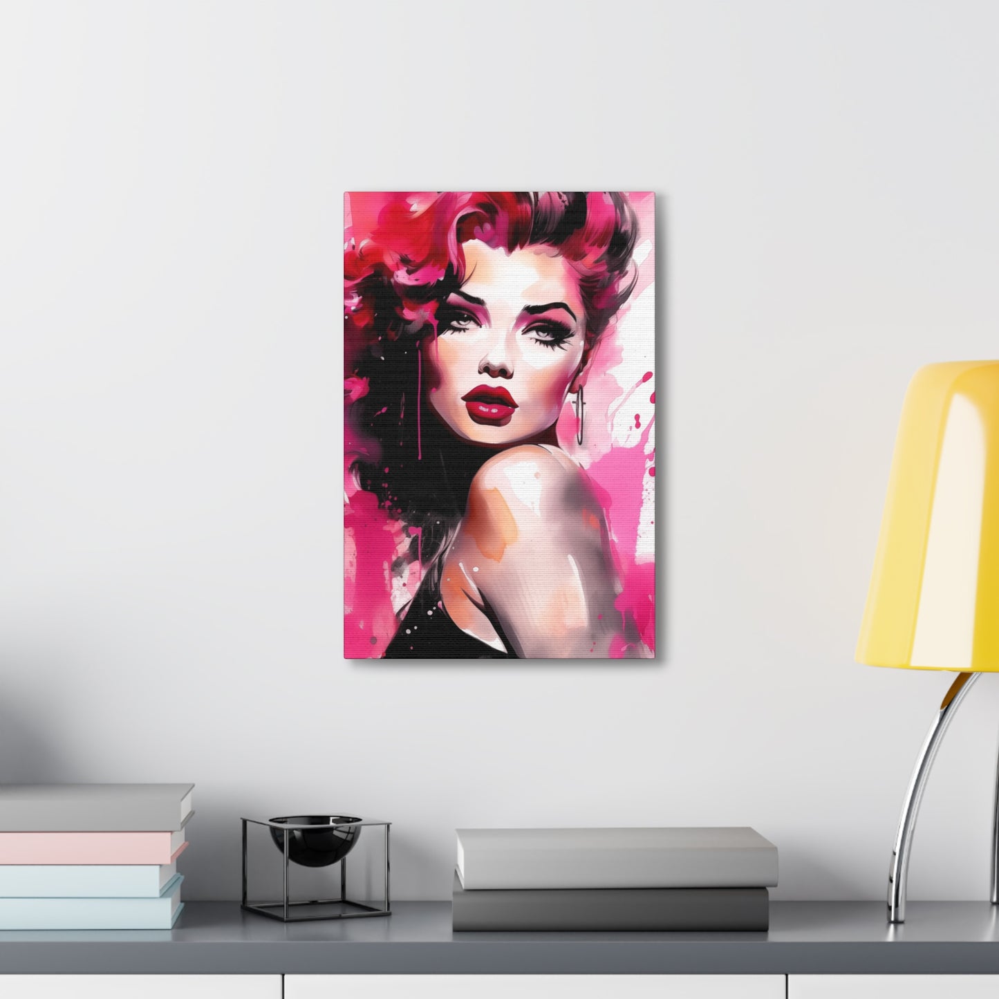 Canvas Wall Art, Gallery Wrapped Pop Art, Diva Wall Art – Thalia