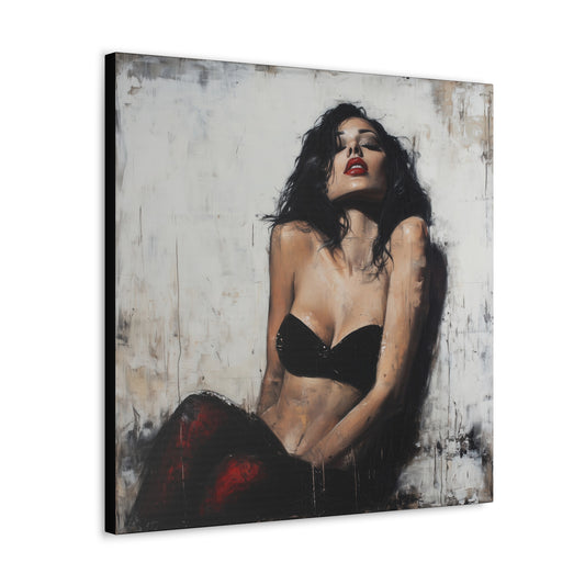 Gallery Wrapped Canvas, Sinners and Saints Art Canvas, Erotic Art Canvas – Alexa