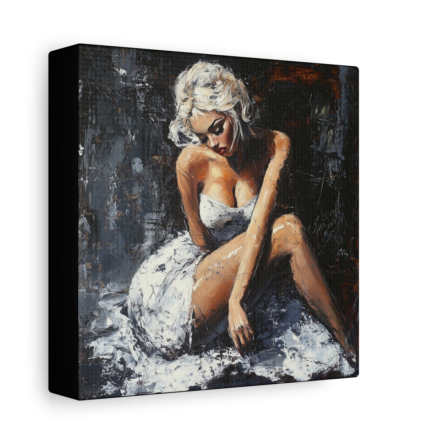 Gallery Wrapped Canvas, Guilt and Grit Adult Art Canvas, Erotic Pinup Art Canvas – Matisse