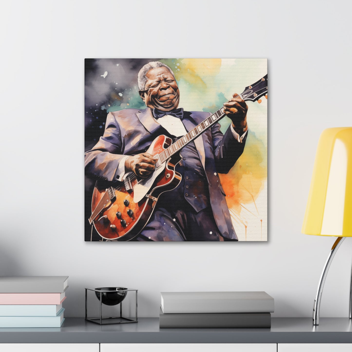 Gallery Wrapped Canvas, Celebrity Inspired, Pop Art Canvas – The King