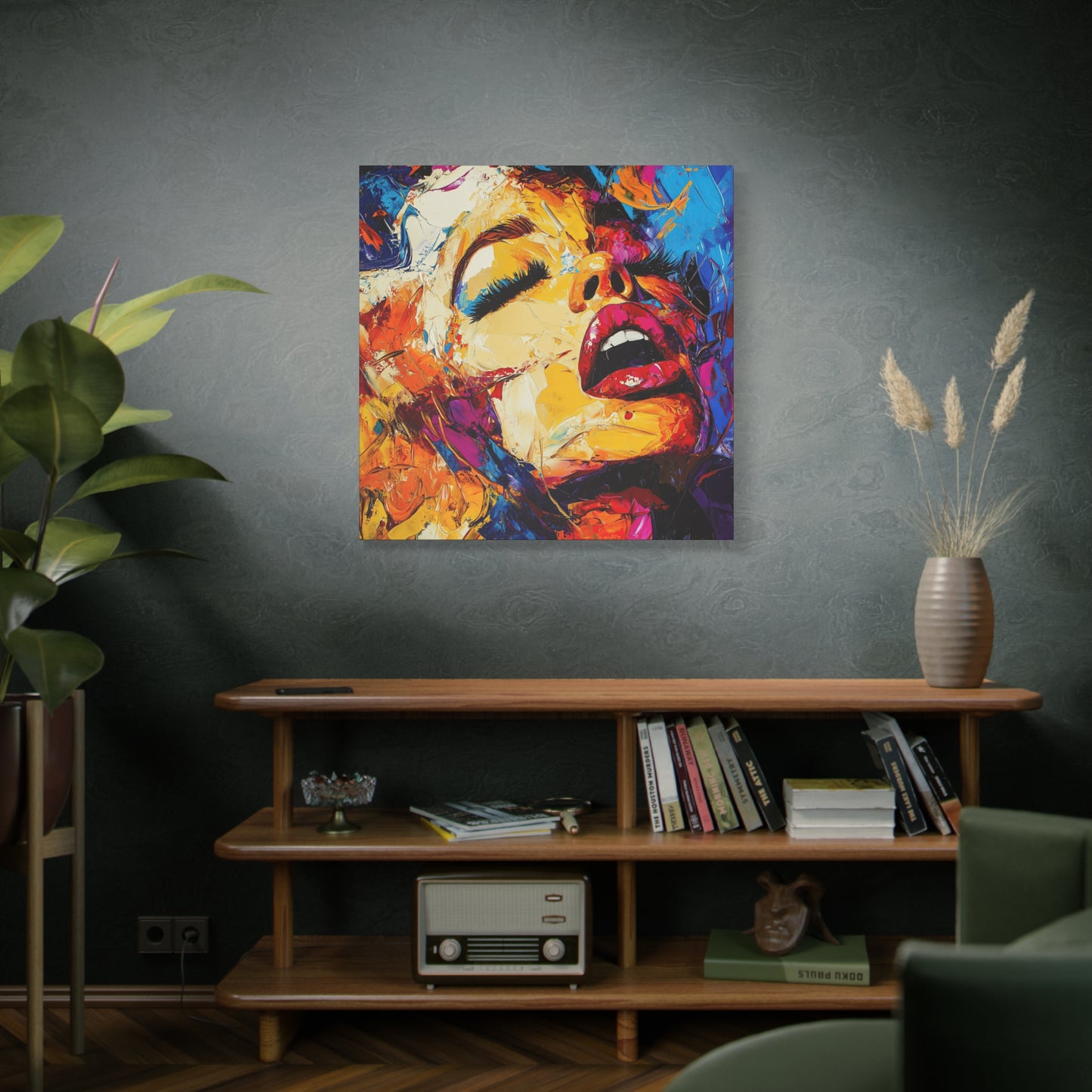 Gallery Wrapped Canvas, Guilt and Grit Adult Art Canvas, Erotic Pinup Art Canvas – Ivy