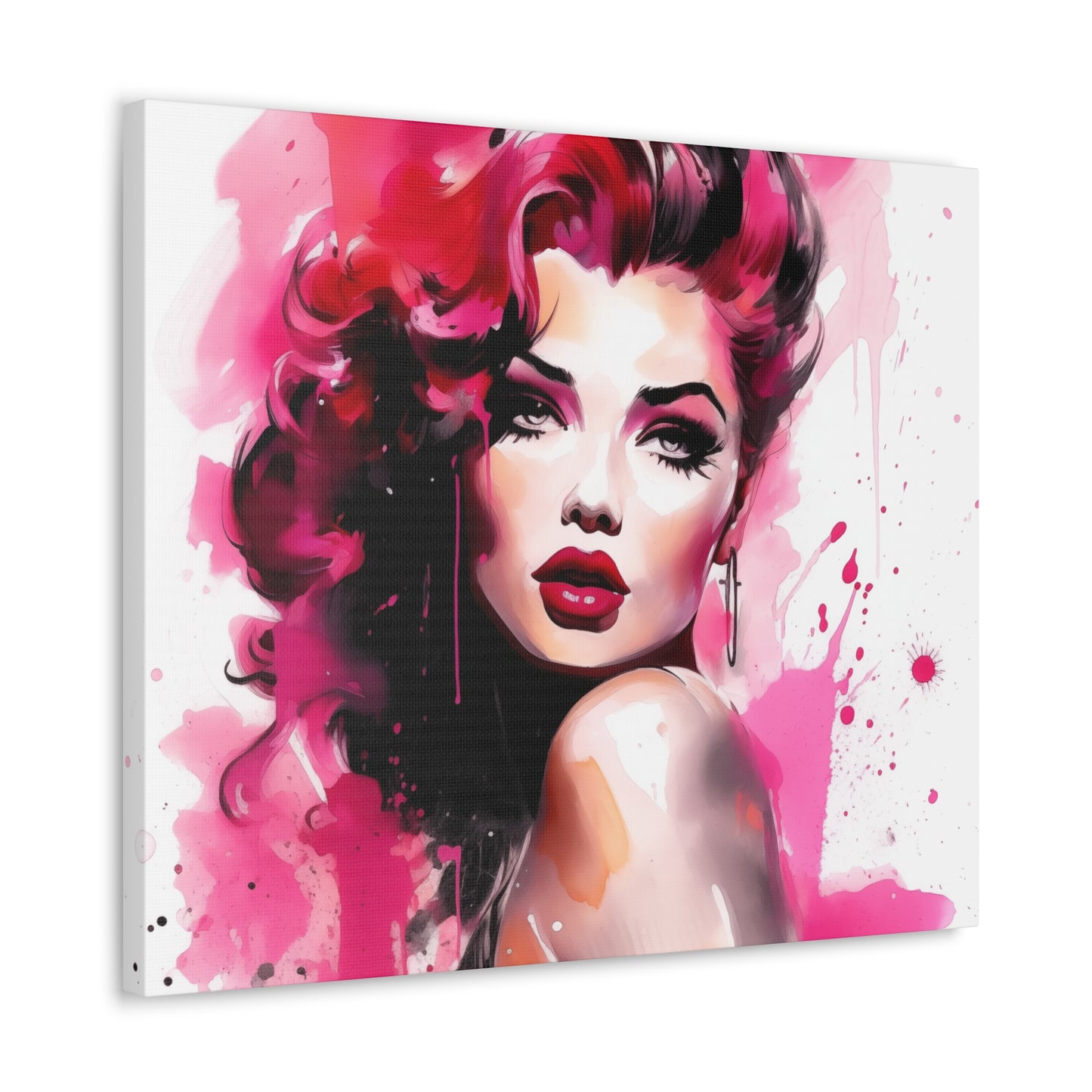 Canvas Wall Art, Gallery Wrapped Pop Art, Diva Wall Art – Thalia