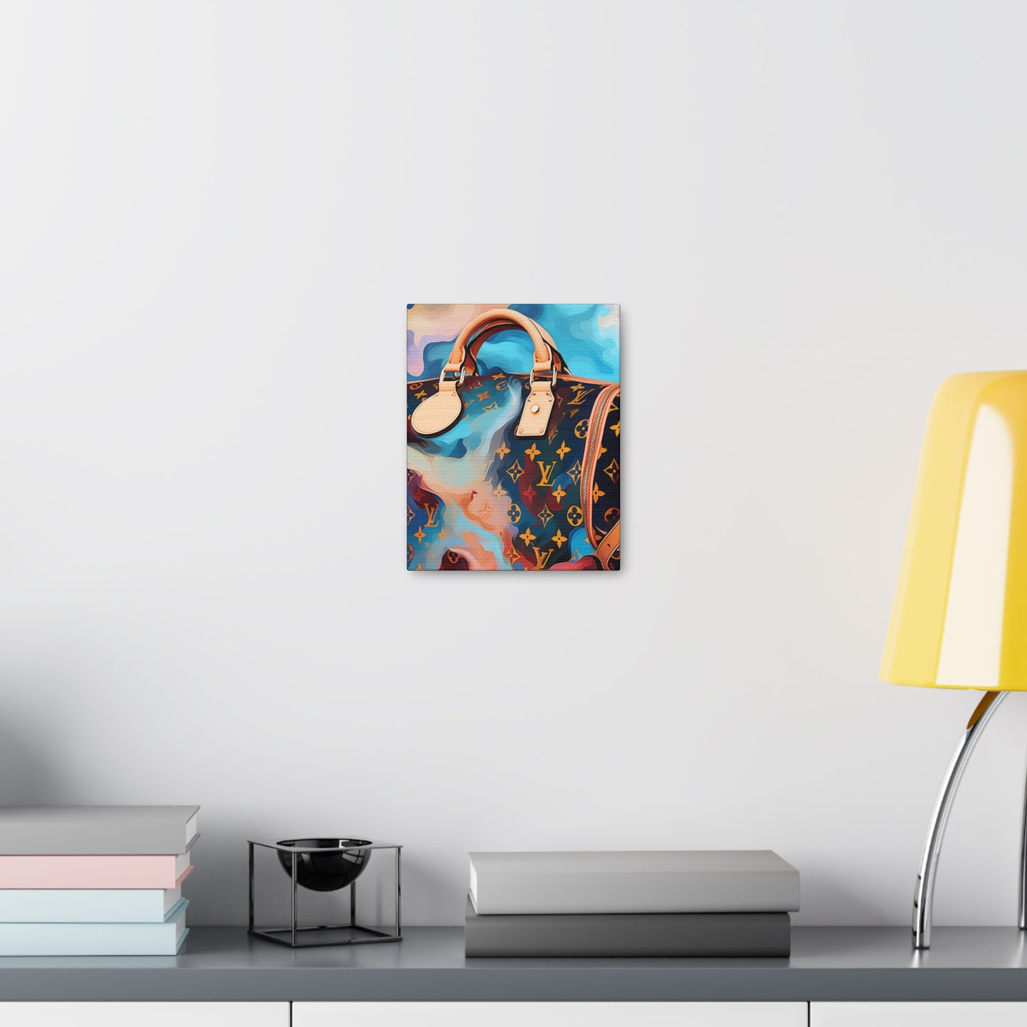 Canvas Gallery Wrap - LV Designer Inspired Wall Art - Abstract