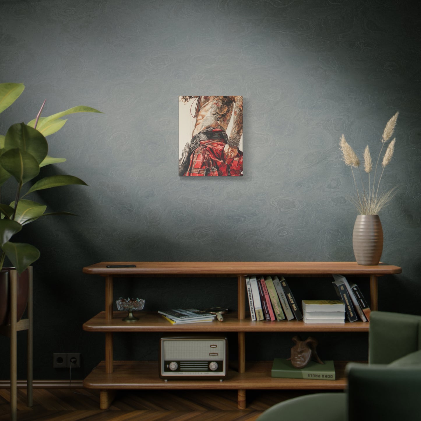 Gallery Wrapped Canvas, Kilts and Carnage Art Canvas, Erotic Pinup Art Canvas – Ronan