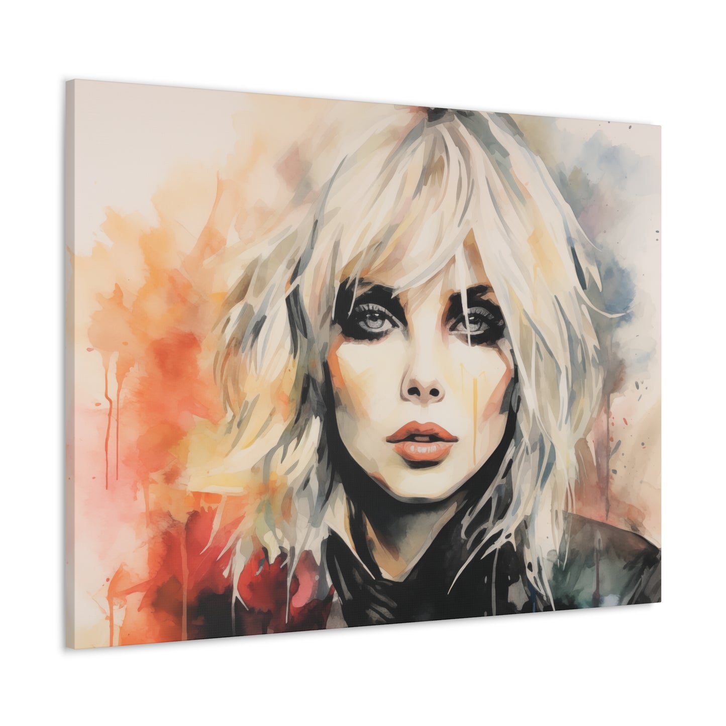 Gallery Wrapped Canvas, Celebrity Inspired, Pop Art Canvas – Debbie