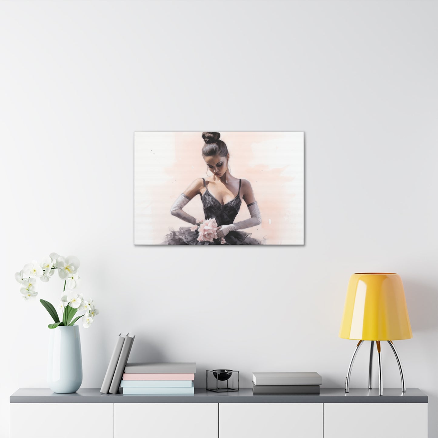 Gallery Wrapped Canvas, Ballerina Beauty, Ballet Art Canvas – Sonja